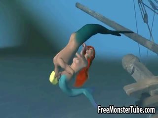 3d pak mermaid bukuri merr fucked i vështirë nënujë