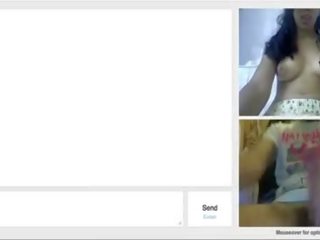 Omegle - uk karvane teismeline klipid tema keha