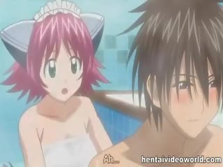 Kikkis anime tütar owned sisse vannituba