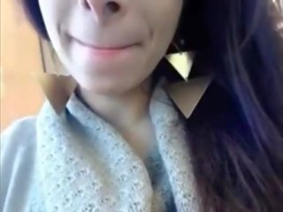 Camgirl peaaegu tabatud masturbeerimine sisse raamatukogu - vaatama rohkem juures www.angelzlive.com